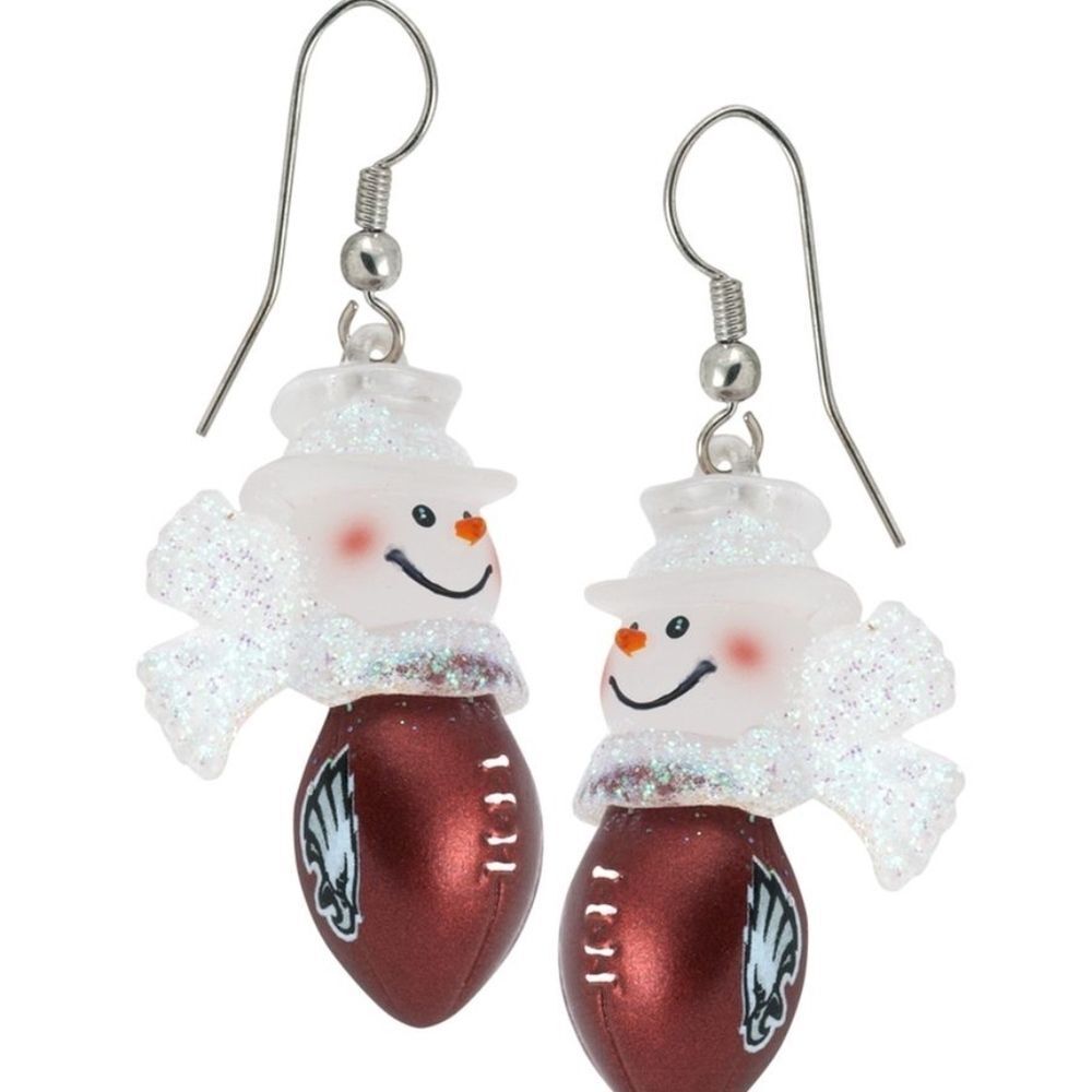 NFL Earrings Philadelphia Eagles -  Snowman - 801946162490 - Officially Licensed